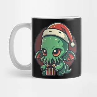 Chibi Christmas Cthulhu #2 Mug